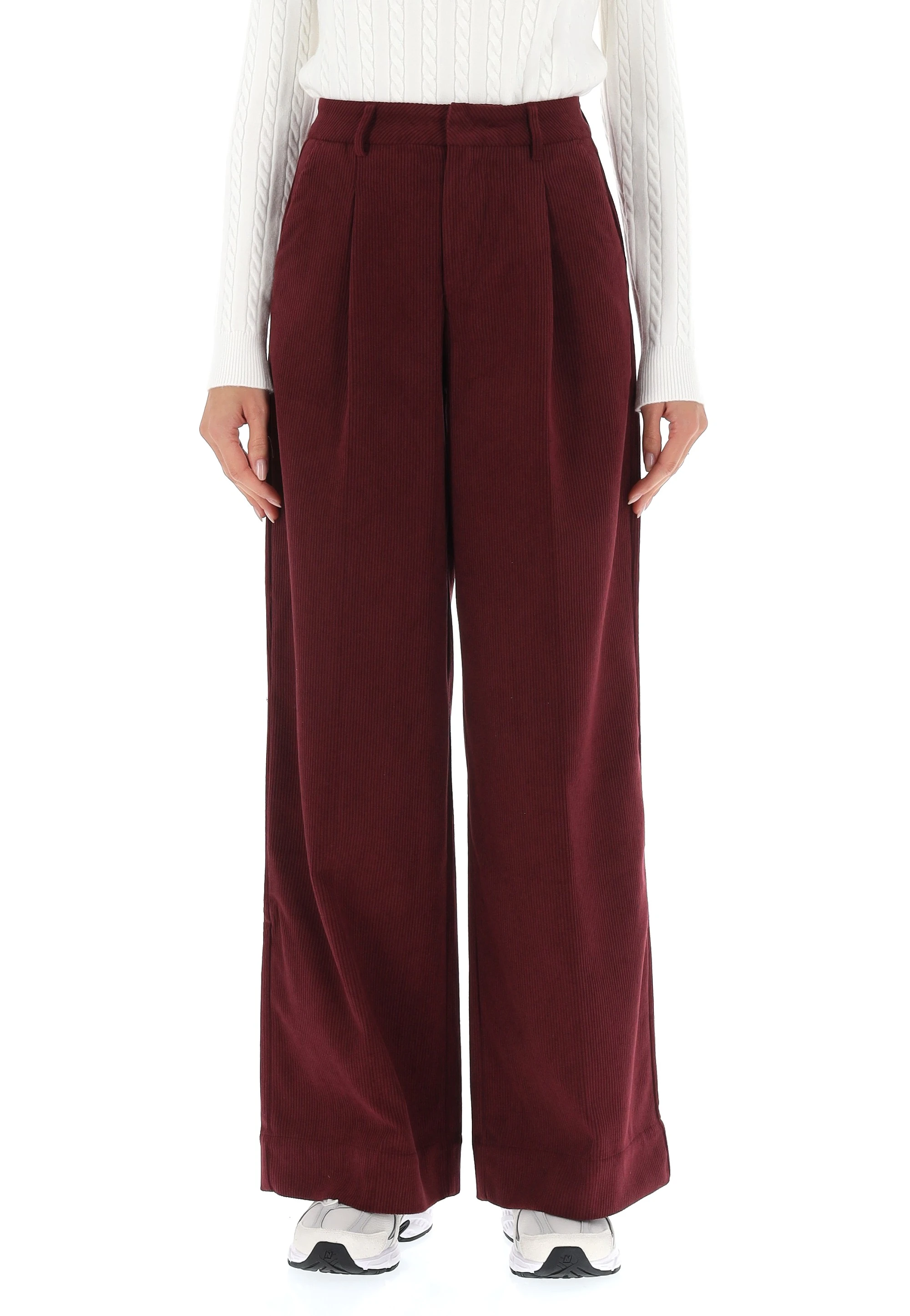 Pantaloni palazzo in velluto VS Miss